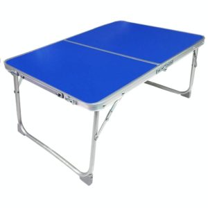 Plastic Mat Adjustable Portable Laptop Table Folding Stand Computer Reading Desk Bed Tray (Sapphire Blue) (OEM)