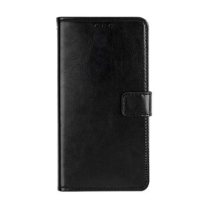 For OnePlus 9 Pro idewei Crazy Horse Texture Horizontal Flip Leather Case with Holder & Card Slots & Wallet(Black) (idewei) (OEM)