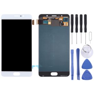 Original LCD Screen for Meizu Pro 6 Plus with Digitizer Full Assembly(White) (OEM)