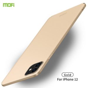 For iPhone 12 mini MOFI Frosted PC Ultra-thin Hard Case(Gold) (MOFI) (OEM)