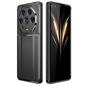 For Honor Magic4 Ultimate Carbon Fiber Texture Shockproof TPU Phone Case(Black) (OEM)