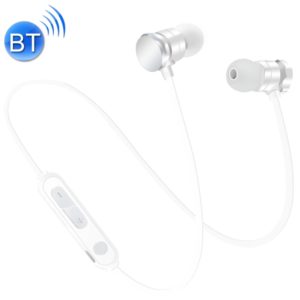 X3 Magnetic Absorption Sports Bluetooth 5.0 In-Ear Headset with HD Mic, Support Hands-free Calls, Distance: 10m(White) (OEM)