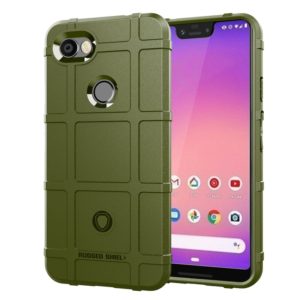 Full Coverage Shockproof TPU Case for Google Pixel 3 Lite XL (Army Green) (OEM)