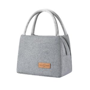 Lunch Lunar Bag Aluminum Film Thickening Large Capacity Portable Lunch Box, Size: Small(Grey) (OEM)