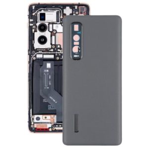 For OPPO Find X2 Pro CPH2025 PDEM30 Original Leather Material Battery Back Cover (Black) (OEM)