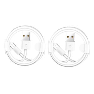 XJ-023 2 PCS USB Male to Micro USB Male Interface Charge Cable, Length: 1m (OEM)