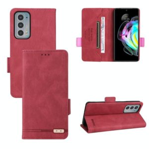 For Motorola Edge 20 Magnetic Clasp Leather Phone Case(Red) (OEM)