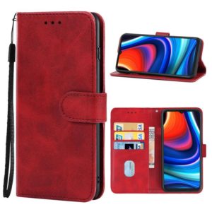 Leather Phone Case For Itel Vision 2S(Red) (OEM)