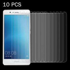 10 PCS for Huawei G9 Plus 0.26mm 9H Surface Hardness Explosion-proof Non-full Screen Tempered Glass Screen Film (OEM)