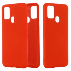 For Samsung Galaxy M51 Solid Color Liquid Silicone Shockproof Full Coverage Protective Case(Red) (OEM)