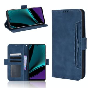 For Infinix Note 11 Pro Skin Feel Calf Pattern Leather Phone Case(Blue) (OEM)