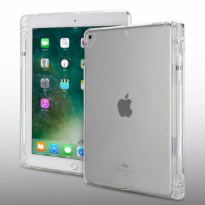 Transparent TPU Soft Protective Back Cover Case for iPad Pro 9.7 inch & iPad 9.7 (2018) & iPad 5 & 6, with Pen Slots (OEM)