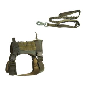 Outdoor Dog Vest Chest Harness Large And Medium-Sized Dog Training Vest Dog Leash, Size: XL(Green) (OEM)