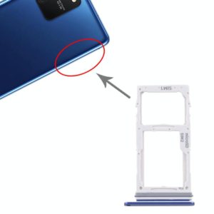 For Samsung Galaxy S10 Lite SM-G770 SIM Card Tray + SIM Card Tray / Micro SD Card Tray (Blue) (OEM)