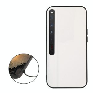For Huawei Mate Xs 2 Two-color Litchi Texture PU Phone Case(White) (OEM)