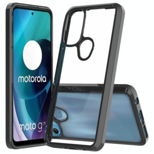For Motorola Moto G71 5G Shockproof Scratchproof TPU + Acrylic Phone Case(Black) (OEM)