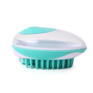 Pet Bath Brush Dog Massage Cleaning And Beauty Products(Green) (OEM)