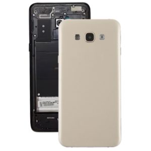 For Galaxy A8 Back Cover with Side Keys & Camera Lens (Gold) (OEM)