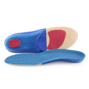 1 Pair 641 Casual Non-slip Shockproof Breathable Arch Of Foot Sports Insole Shoe-pad, Size:L (255-280mm)(Blue) (OEM)