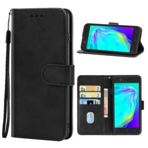 For Itel A17 Leather Phone Case(Black) (OEM)