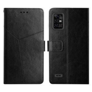 For UMIDIGI Bison Pro Y Stitching Horizontal Flip Leather Phone Case(Black) (OEM)