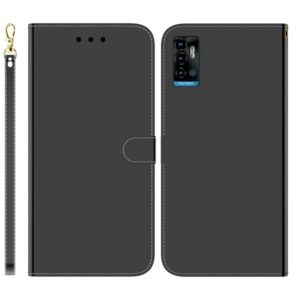 For ZTE Blade A72 / V40 Vita Imitated Mirror Surface Horizontal Flip Leather Phone Case(Black) (OEM)