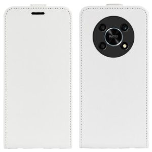 For Honor X30 / Magic 4 Lite R64 Texture Vertical Flip Leather Phone Case(White) (OEM)