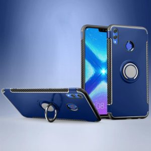 Magnetic 360 Degree Rotation Ring Holder Armor Protective Case for Huawei Honor 8X(Sapphire Blue) (OEM)