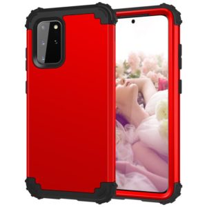 For Samsung Galaxy Note20 Ultra PC + Silicone Three-piece Shockproof Protection Case(Red) (OEM)
