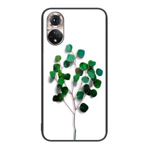 For Honor 50 Colorful Painted Glass Phone Case(Sapling) (OEM)