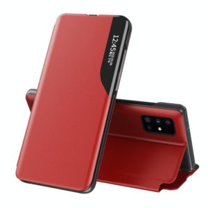 For Samsung Galaxy A02s (EU Version) Attraction Flip Holder Leather Phone Case(Red) (OEM)
