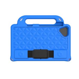 For Samsung Galaxy Tab A7 Lite T220 / T225 Diamond Series EVA Anti-Fall Shockproof Sleeve Protective Shell Case with Holder & Strap(Blue) (OEM)