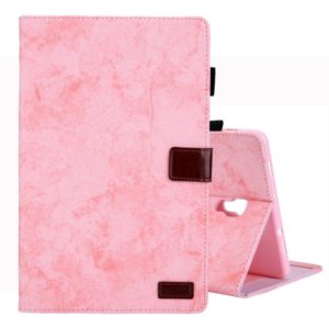 For Galaxy Tab A 10.5 / T590 Business Style Horizontal Flip Leather Case, with Holder & Card Slot & Photo Frame & Sleep / Wake-up Function(Pink) (OEM)
