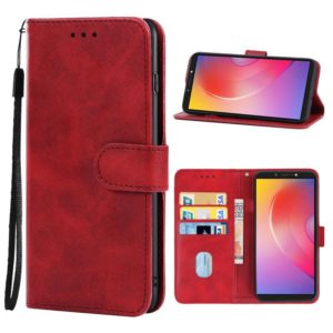 Leather Phone Case For Infinix Smart 2 HD(Red) (OEM)