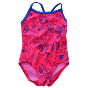 Arena Girl Swimwear Meveret Kids, Χρώμα Κόκκινο