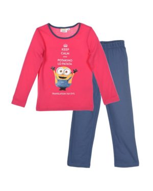 Παιδική πιτζάμα Minions, Χρώμα Φούξια