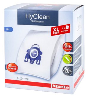 Πάνινες Σακούλες Σκούπας Miele / XL-Pack HyClean GN