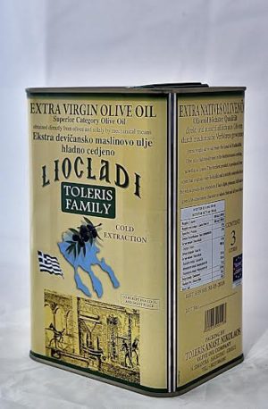 Liocladi – Extra virginoliveoil 3lit δοχείο