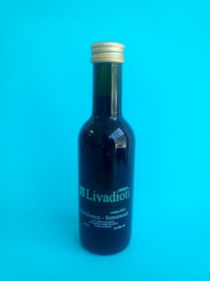 Κρασί Κτήμα Livadioti Ερυθρός Οίνος Ημίγλυκος 187ml