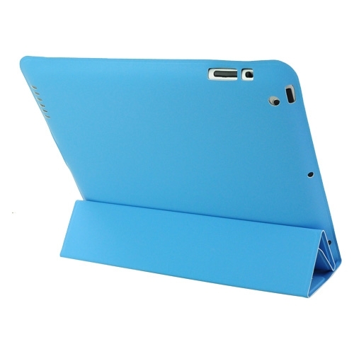 iPad 2 / new iPad / iPad 4 PU Θήκη Smart Cover Γαλάζιο