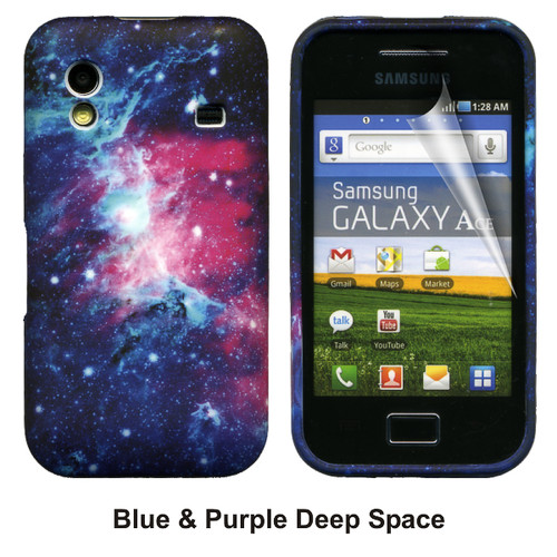 Διαστημική deep space Θήκη σιλικόνης για το Samsung Galaxy Ace S5830