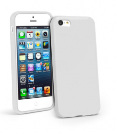 Iphone 5C Gel TPU Θήκη Λευκή I5CGTCW OEM