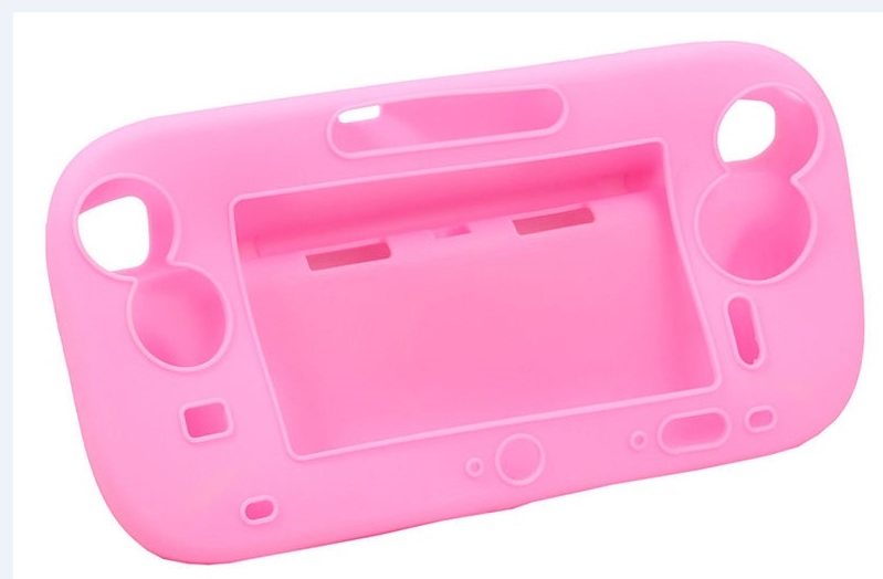 Θήκη Σιλικόνης για Wii U GamePad - Ροζ (ΟΕΜ)