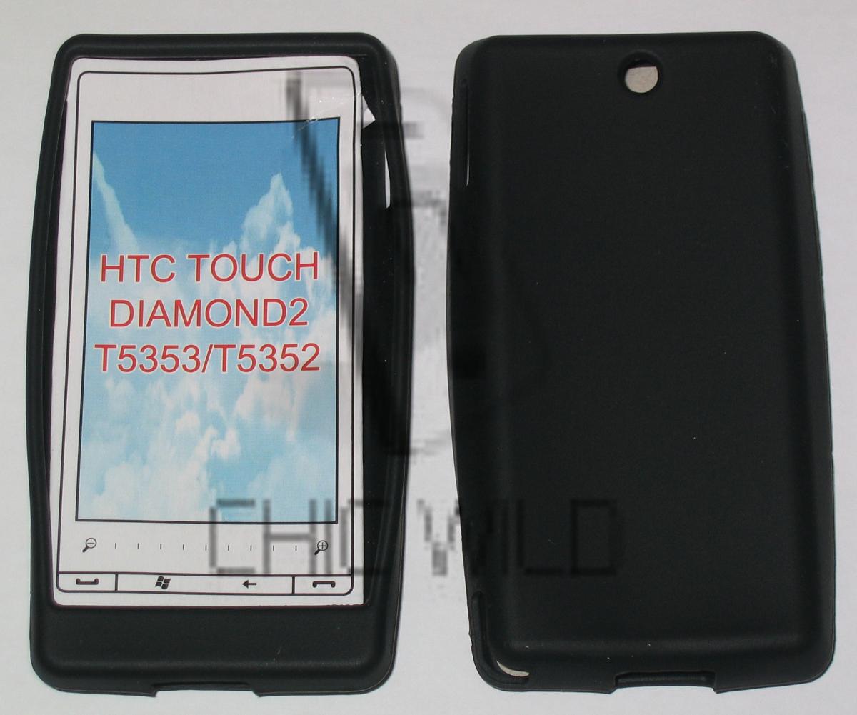Θήκη Σιλικόνης για HTC Touch Diamond 2 T5353 T5352 Μαύρο (ΟΕΜ)