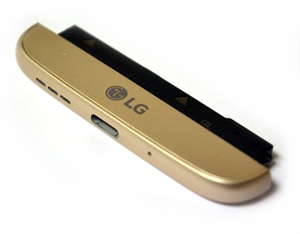 LG H850 G5 Loudspeaker, Mic, Charging Port Housing Bottom Cover Module in Gold (Grade A) (ACQ88888084) (Ανταλλακτικό) (Bulk)