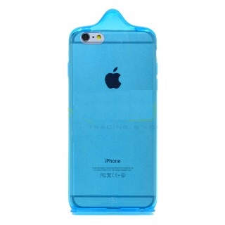 Apple iPhone 6 Plus 5.5 -Θήκη TPU Baseus Icondom Διάφανη-Μπλε (Baseus)
