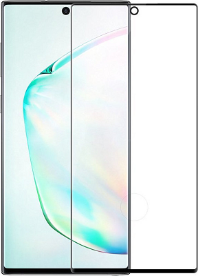 Προστατευτικό Οθόνης Tempered Glass Full Glue 6D Μαύρο για Samsung Note 10 (OEM)