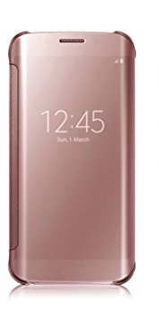 Θήκη Clear View για Samsung Galaxy J3 (2018) ΡΟΖ (OEM)