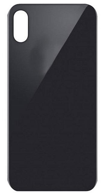 Καπάκι Μπαταρίας Back Cover για το iPhone X Color Black (oem)