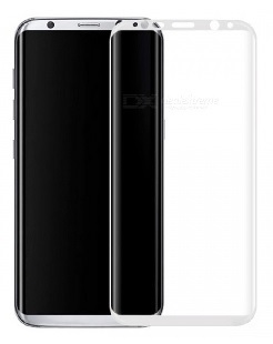 Samsung Galaxy S8 G950F - Προστατευτικό Οθόνης Tempered Glass Full Screen Protector Λευκό (OEM)